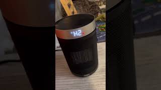 Dreo Space Heater Portable Electric Heaters  Indoor Use with Thermostat and Remote [upl. by Esiocnarf]