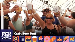 Craft Beer Tent – Fair 2023 [upl. by Nerat]