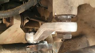 Pitman arm removal the easy way 2001  20075 GMC Sierra 2500 HD [upl. by Vullo]