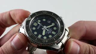 Seiko Marinemaster 300 Automatic Diver SBDX017 Luxury Watch Review [upl. by Eicnan]