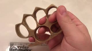 Plowshare Forge Royal Armories Brass Knuckles review [upl. by Phiona]