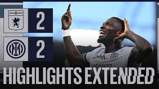 MATCH DAPERTURA ✌️  GENOA 22 INTER  HIGHLIGHTS EXTENDED 📹 [upl. by Sifan]