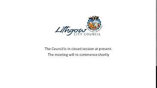 Ordinary Meeting of Lithgow City Council 28 October 2024 [upl. by Jayne]