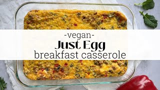 Vegan Breakfast Casserole with Just Egg and Crescent Rolls [upl. by Eniamor]