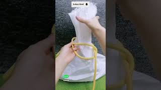 Watch how to tie a bag of flour in this easy and simple way shortsvideo tools diy HD [upl. by Htebharas]