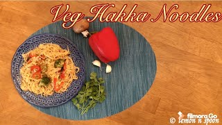 Veg Hakka Noodles in Instant Pot Chow Mein Noodles One Pot One Shot Vegan Lemon n Spoon [upl. by Eriuqs710]