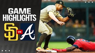 Padres vs Braves Game Highlights 51724  MLB Highlights [upl. by Leverett]