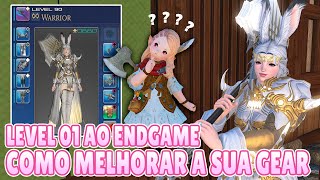 Como melhorar a sua gear do level 01 ao 90 endgame do Endwalker [upl. by Minsat]