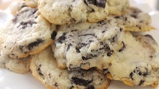 BEST Oreo Cheesecake Cookies  5 Ingredients ONLY  Simply Bakings [upl. by Diena733]