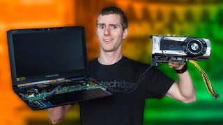 Put a Desktop GPU in a LAPTOP… The CHEAP WAY [upl. by Ahsakal]