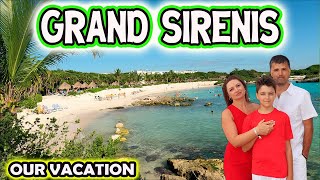 GRAND SIRENIS RIVIERA MAYA RESORT AND SPA  Jungle Hotel with lots of fauna and flora Mexico [upl. by Aglo]