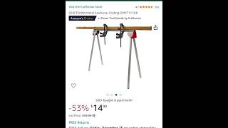 53  off CRAFTSMAN Metal Sawhorse Folding [upl. by Nyrhtac]