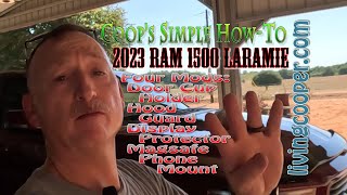 Coops Simple HowTo  Easy 2023 RAM 1500 Laramie MODS [upl. by Nickolas946]