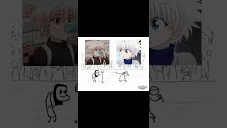 Old Killua vs new Killua [upl. by Aicilaanna]