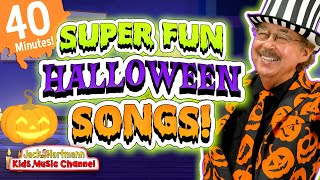 Super FUN Halloween Songs for Kids  40 Minutes of Educational Halloween Songs  Jack Hartmann [upl. by Abigail]