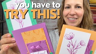 Card Making A Whole New Way  16 Cards in 30 Minutes [upl. by Muraida]