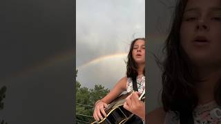 Vienna 🌧️ song cover music vienna billyjoel rain rainbow cringe god jesus guitar [upl. by Dunson]