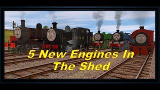 5 New Engines in The Shed Trainz Remake [upl. by Grail]