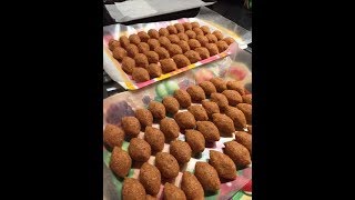 Kibbeh recipe Lebanese Fried Kibbe recipe طريقة عمل الكبة المقلية [upl. by Sallie]