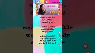 Laggam movie intenemo intenemo song lyrics💖telugusongss trending ytshorts music [upl. by Anatak]