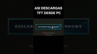 como DESCARGAR e INSTALAR TFT en PC [upl. by Name]