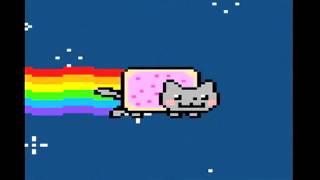 Nyan Cat quotNyanquots for 1 Hour Super Extended Version HD [upl. by Nuriel]