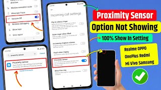 proximity sensor option not showing  proximity sensor not showing in settings  android [upl. by Ytsur]