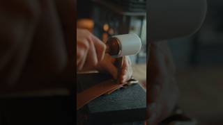 Crafting a handmade leather belt leathercraft leather leatherbelt leatherworking [upl. by Refinnej350]