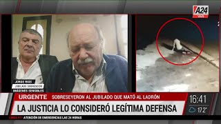 🔴 EXCLUSIVO habló el Jubilado que mató al ladrón [upl. by Merissa510]