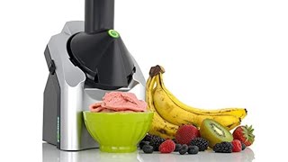 Yonanas Classic Original Healthy Dessert Fruit Soft Serve Maker 200Watt SilverReview Short [upl. by Michon]