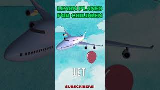 Airplanes for Kids kidslearning nurseryrhymes educationalvideos [upl. by Fagin]