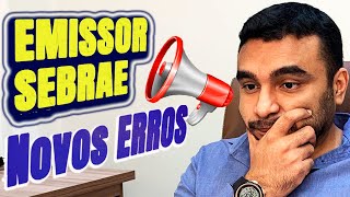 Emissor Gratuito de Nota Fiscal do SEBRAE  NOVOS ERROS e COMO RESOLVER [upl. by Anelrahs]