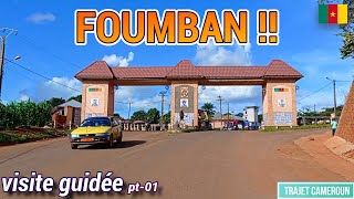 Ouest  Cameroun Bienvenue à FOUMBAN   Trajet Cameroun [upl. by Aseela]