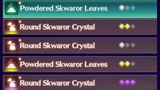 Xenoblade Chronicles 3  Gem Crafting Where to Find Powdered Skwaror Leaves amp Round Skwaror Crystal [upl. by Maud]