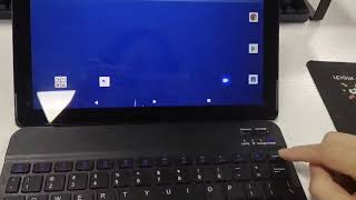 wwwreviewstabletcom  How to connect the Bluetooth keyboard to the MEBERRY Tablet [upl. by Winifield]