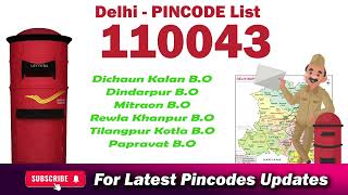 Dindarpur Delhi pin code 110043  Dindarpur Pin code [upl. by Kirby615]