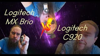 Logitech MX Brio vs Logitech C920  king of webcams [upl. by Orfinger835]