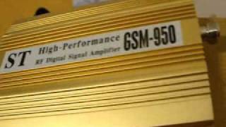 Amplificator semnal GSM ST950 300 metri patrati [upl. by Yrian]