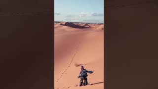 Sandboarding Sahara desert of Morocco [upl. by Sylvan]