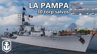 New Tier 10 Destroyer La Pampa [upl. by Georgeanne]