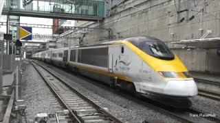 Trains at Stratford International  060814 [upl. by Oakie]