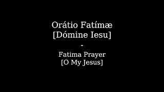 Domine Iesu  O My Jesus  Ecclesiastical Latin [upl. by Nylekoorb]