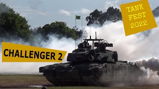 Challenger 2 Tank  Tank Fest 2022  Tank Display at Bovington Tank Museum Dorset [upl. by Madalyn233]