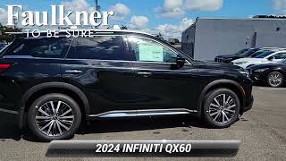 New 2024 INFINITI QX60 SENSORY Willow Grove PA RC331798 [upl. by Atalante]