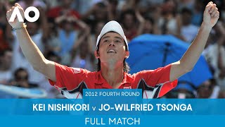 Kei Nishikori v JoWilfried Tsonga Full Match  Australian Open 2012 Fourth Round [upl. by Znarf]