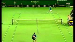 HL Roger Federer vs Marat Safin 2005 Australian Open SF 22 [upl. by Michey]