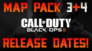 Black Ops 2 Map Pack DLC 3  4 quotAPOCALYPSEquot Release Dates quotDLC4 Datequot [upl. by Robbi]