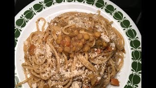 Spaghetti e Lenticchie  Ricetta Facile [upl. by Ahselef]