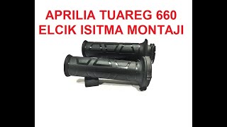 Aprilia Tuareg 660 Elcik Isıtma Montajı [upl. by Dasie]