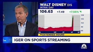 Disney CEO Bob Iger on new streaming bundle partnership Id rather be a disruptor than be disrupted [upl. by Rubin]